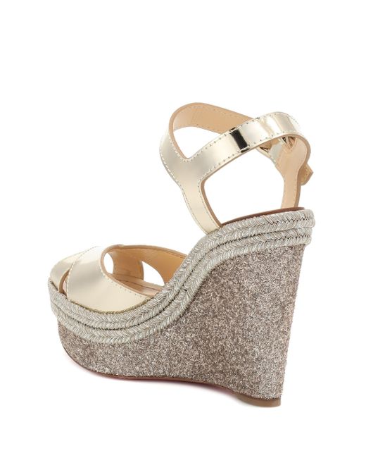 dressy silver wedge sandals