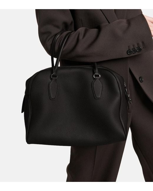 The Row Black India 12.00 Bag In Leather