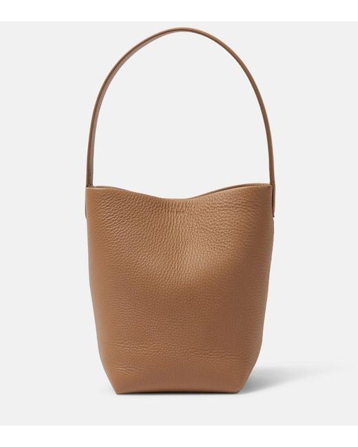 The Row Brown Tote Bag N/S Park Small Aus Leder