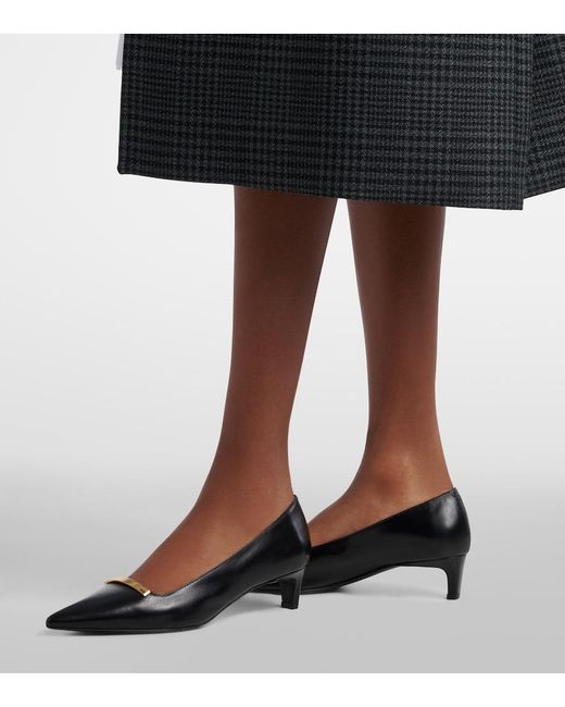 Tod's Blue 40 Leather Pumps