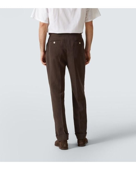 Brunello Cucinelli Brown Leisure Fit Suit Dresses for men