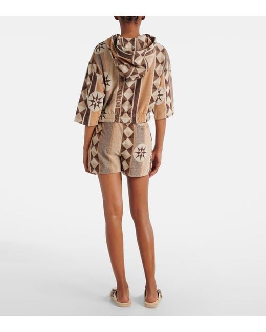 Loewe Natural Paula's Ibiza Printed Terry Hoodie