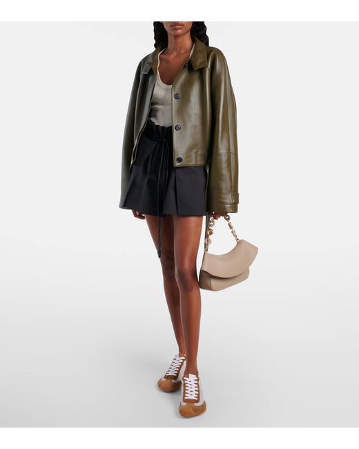 Loewe Natural Ola Medium Leather Shoulder Bag