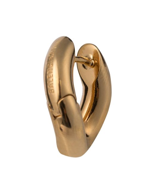 Balenciaga Metallic Ohrringe Loop XXS