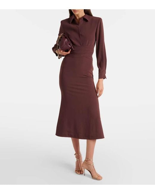 Abito Midi di Roland Mouret in Purple