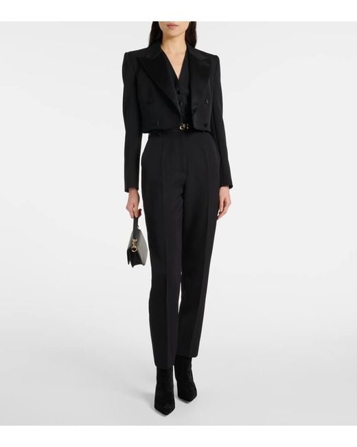 Christian Louboutin Black Condora Booty 55 Ankle Boots Aus Veloursleder