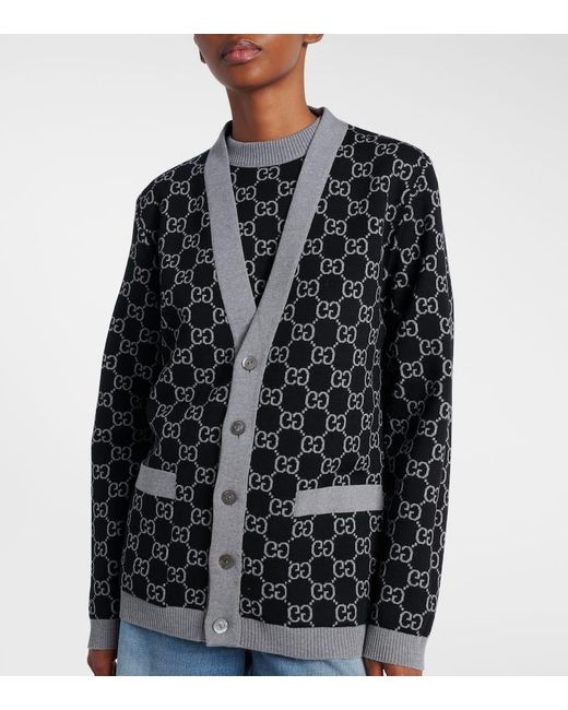 Cardigan di Gucci in Gray