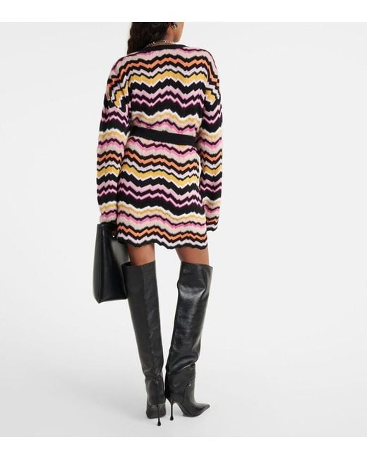 Missoni Black Zig Zag Miniskirt
