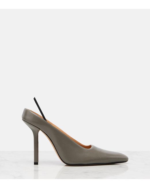 Calvin Klein Brown Suki Leather Pumps