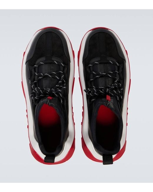 送料込/関税込■Christian Louboutin■Anapur レザースニーカー Christian Louboutin Anapur Leather Sneakers in Red for Men