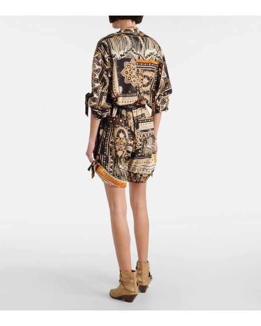 Isabel Marant Multicolor Niely Printed Cotton Romper