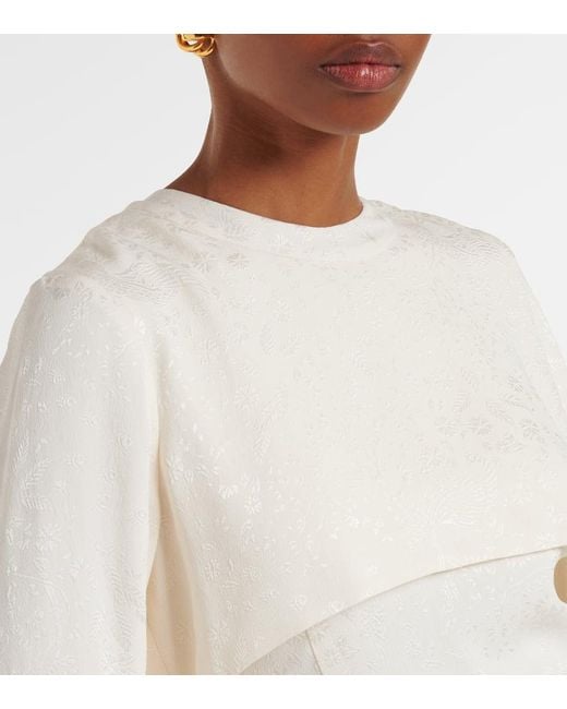 Markarian White Maxiikleid Felice Aus Jacquard