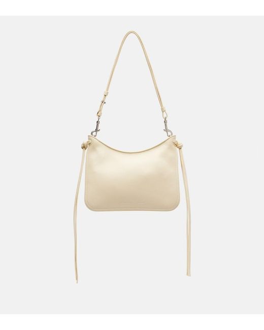 Phoebe Philo White Small Gig Leather Shoulder Bag