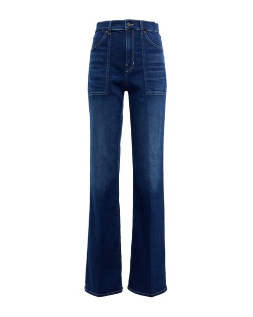 Veronica Beard Denim Crosbie High-rise Wide-leg Jeans in Blue | Lyst