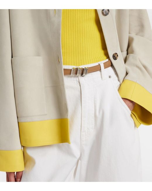 Loewe Natural Coil Leather Belt