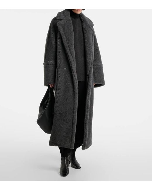 Max Mara Black Barrel-Hose Tirreno Aus Crepe