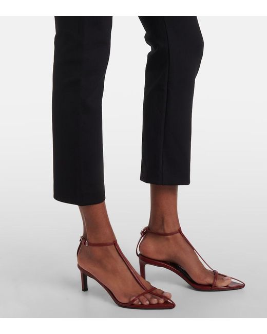 FFORME Blue Shim Cropped Jersey Slim Pants