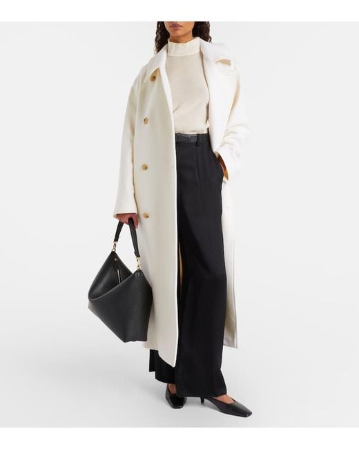 Totême  Black Bevel Leather Shoulder Bag