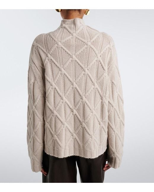 Jardin Des Orangers White Wool And Cashmere Sweater