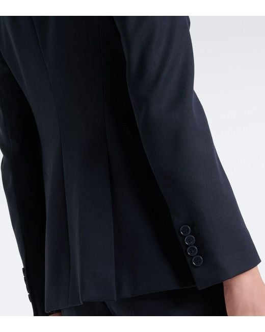 McQueen Blue Wool Blazer