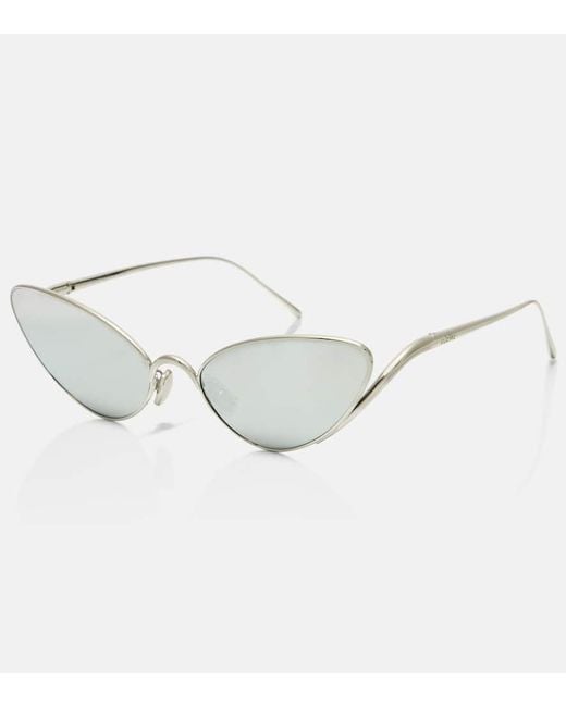 Loewe Metallic Signature Cat-Eye Sunglasses