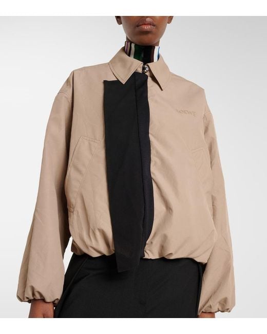 Loewe Brown Logo Blouson
