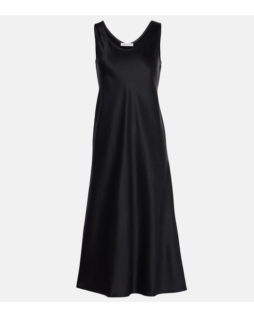 Max Mara Black Dresses Silk