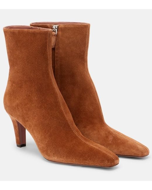 Paris Texas Brown Belle Suede Ankle Boots