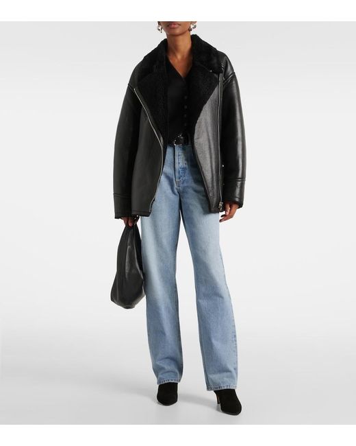 Agolde Blue Kelly Jean High-Rise Straight Jeans