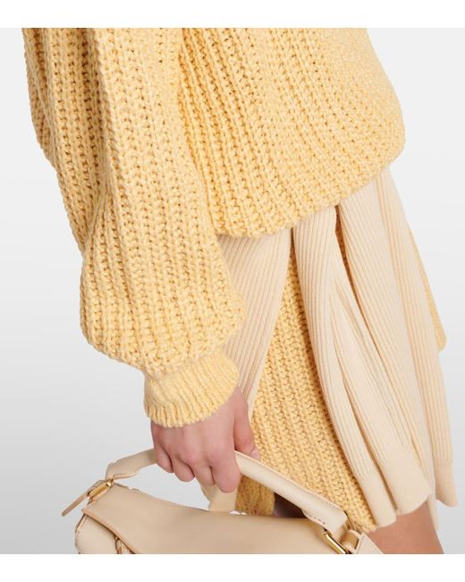 Loro Piana Yellow Silk Sweater