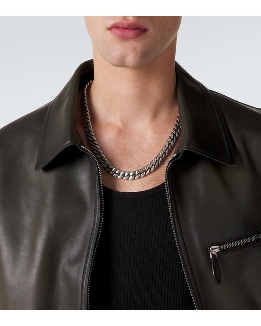 David Yurman Metallic Sterling Chain Necklace for men