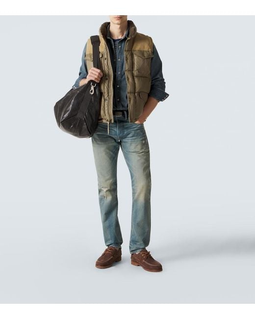RRL Blue Buffalo West Denim Shirt for men