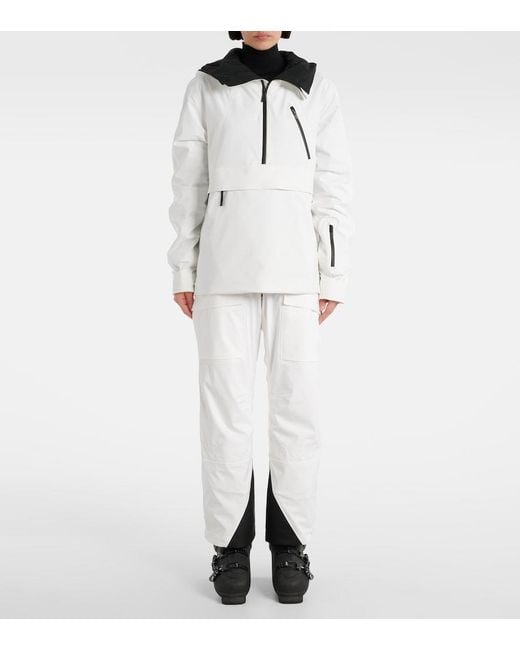 Aztech Mountain White Hayden 3L Half-Zip Hoodie