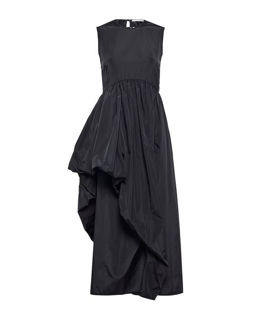 Cecilie Bahnsen Fang Midi Dress in Black | Lyst
