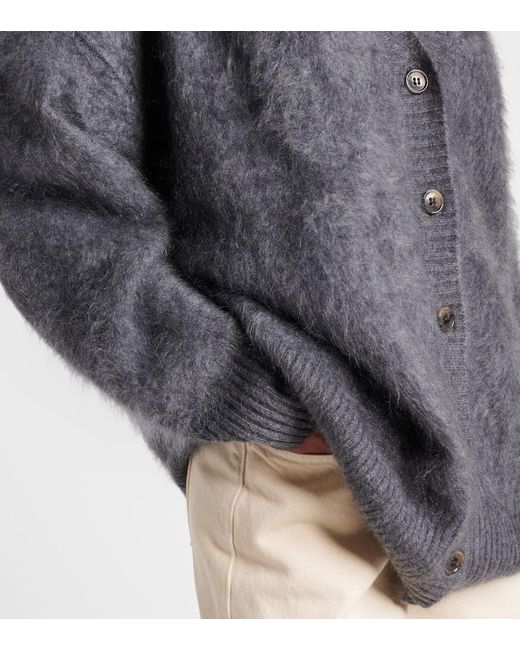 Lisa Yang Gray Cardigan Elaria Aus Kaschmir