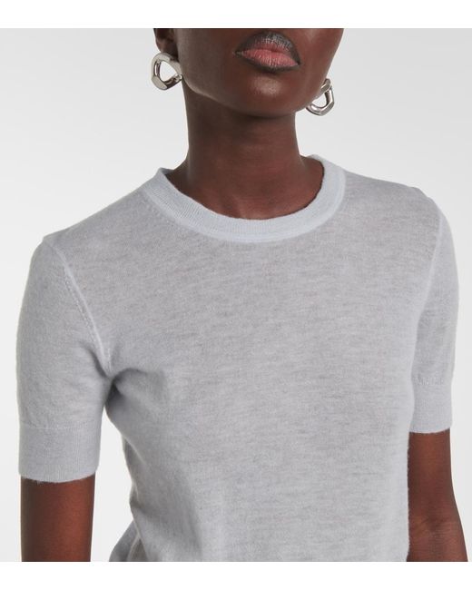 Joseph White Cashmere Top