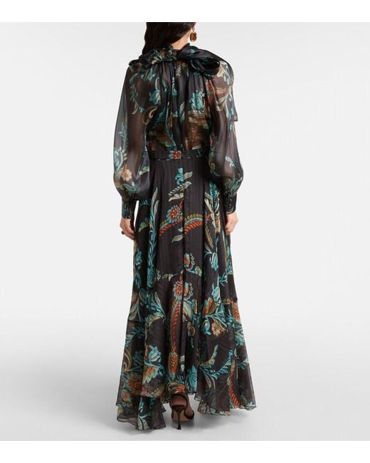 Gonna Lunga di Etro in Green