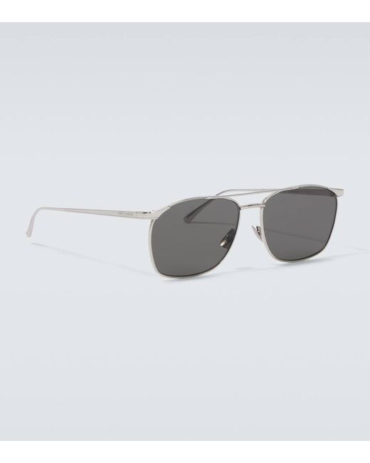 Occhiali Da Sole Aviator Sl 796 di Saint Laurent in Gray da Uomo