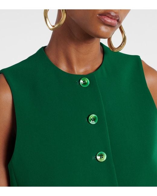 Max Mara Green Denver Cady Vest