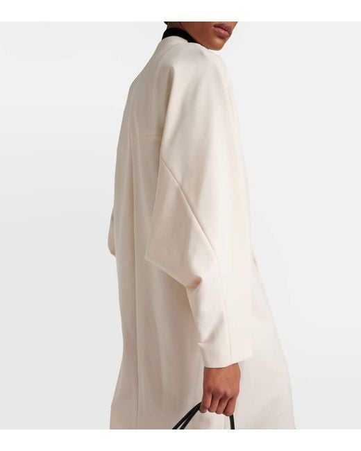 FFORME Natural Wool-Blend Maxi Dress