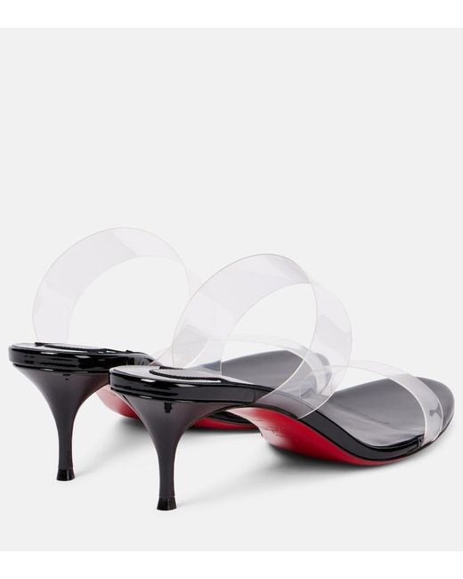 Christian Louboutin White Just Nothing 55 Pvc Sandals