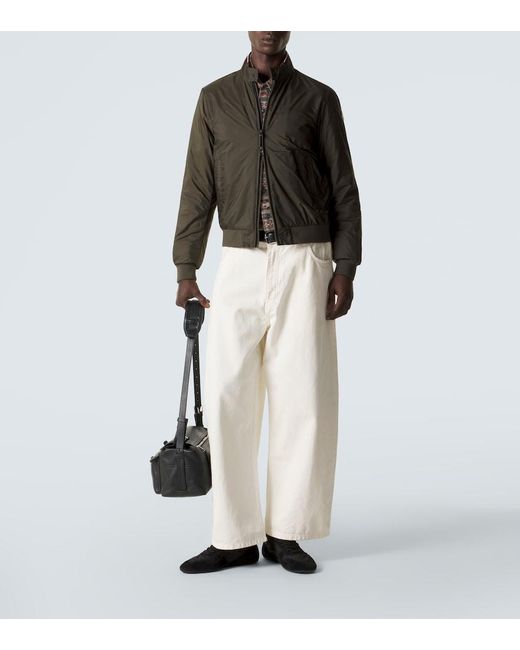 Moncler Green Reppe Bomber Jacket for men