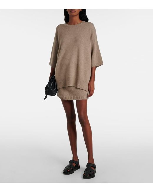 Lisa Yang Natural Pullover Camille Aus Kaschmir