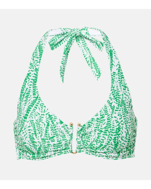 Haut de bikini Forte Dei Marmi imprime Heidi Klein en coloris Green