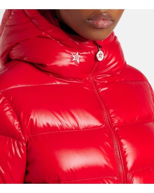 Perfect Moment Red Polar Flare Down Ski Jacket