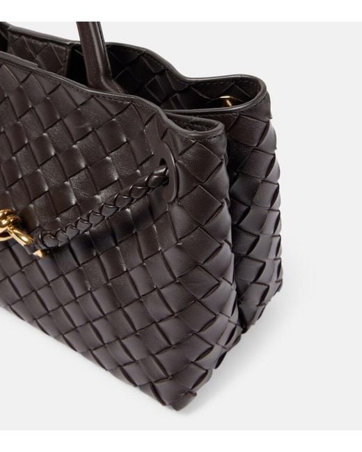 Bottega Veneta Black East-West Andiamo Leather Tote Bag