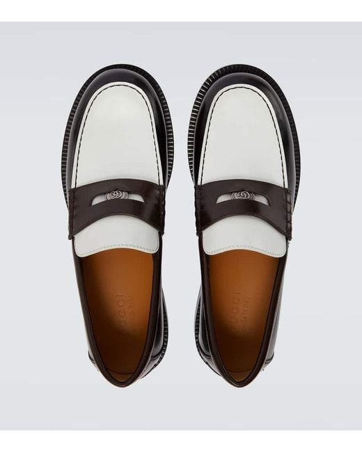 Gucci Black Loafer With Removable Detail, Leather for men