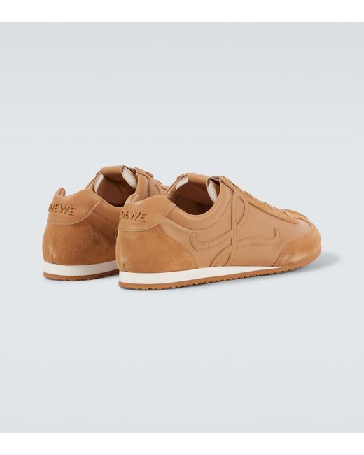 Loewe Brown Ballet Runner 2.0 Leather Sneakers for men