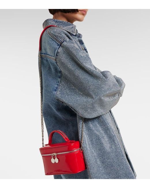 Stella McCartney Red Falabella Faux Leather Vanity Bag