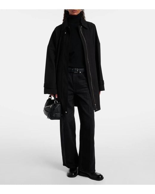 AMI Black Ami De Cour Wool Turtleneck Sweater